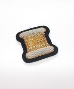 Gold & Silver on Black, Drummers Trade Badge