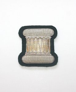 Alternative view of Silver on Green, Drummers Trade Badge