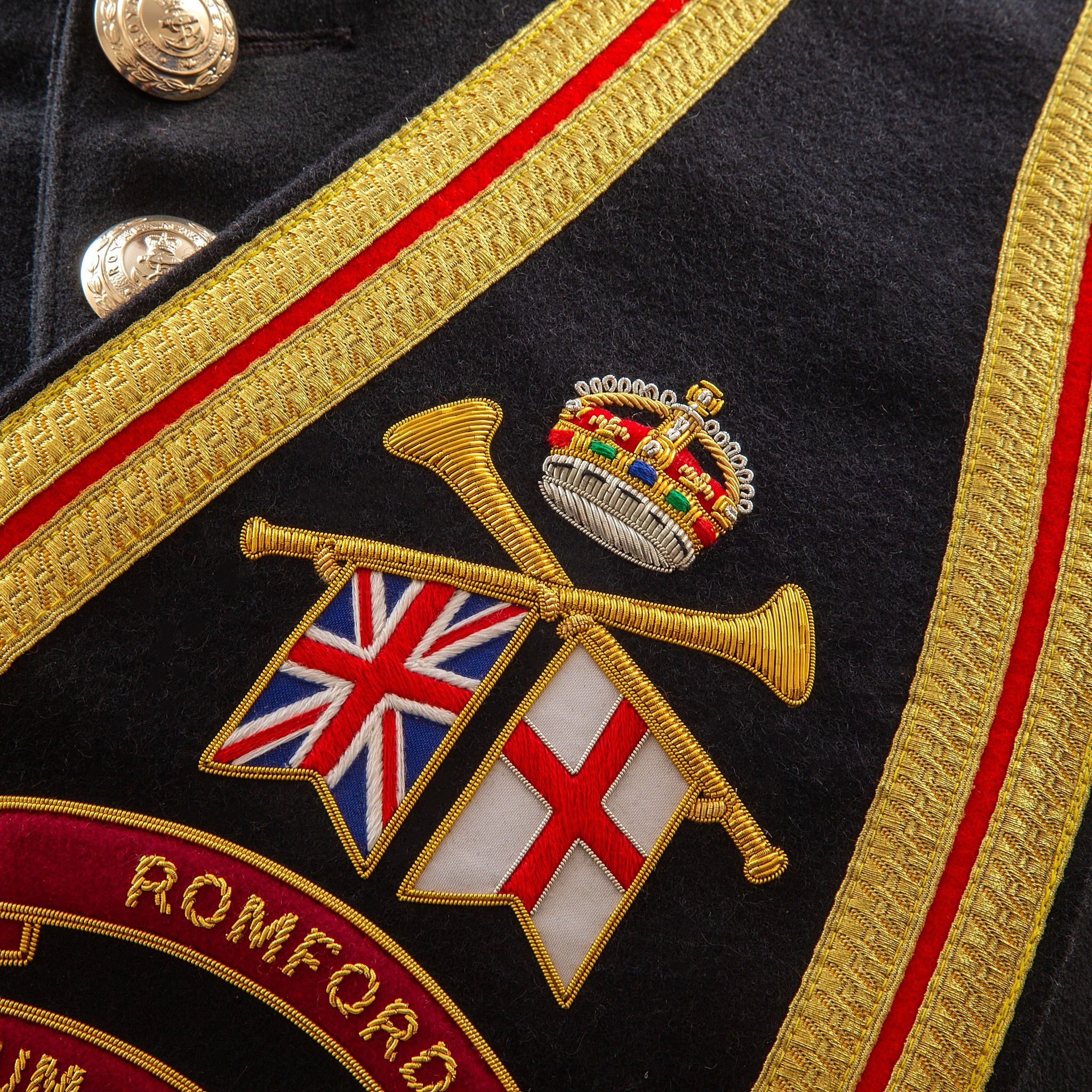 Hand Embroidered, Drum Majors Dress Belts (or Sashes) - Image 2