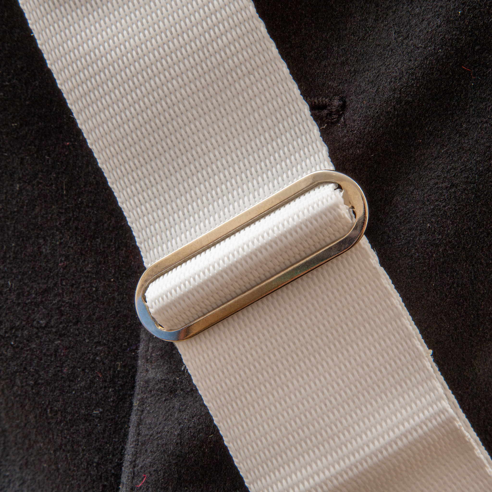 New: Andante White Webbing Side/Tenor Drum Sling - Image 2