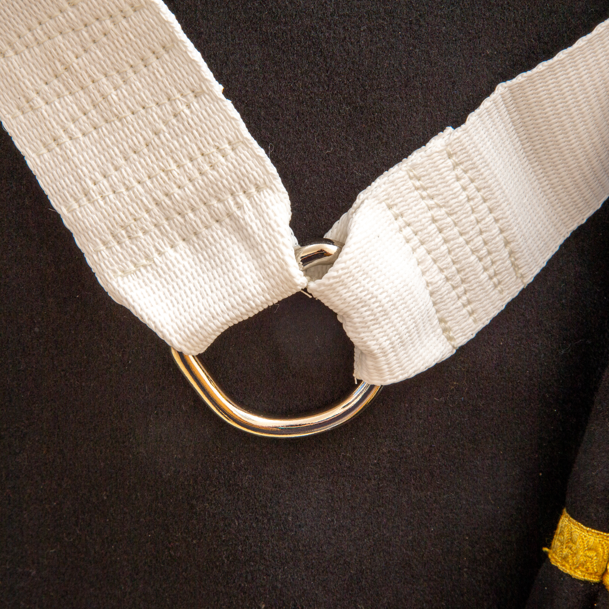 New: Andante White Webbing Side/Tenor Drum Sling - Image 3